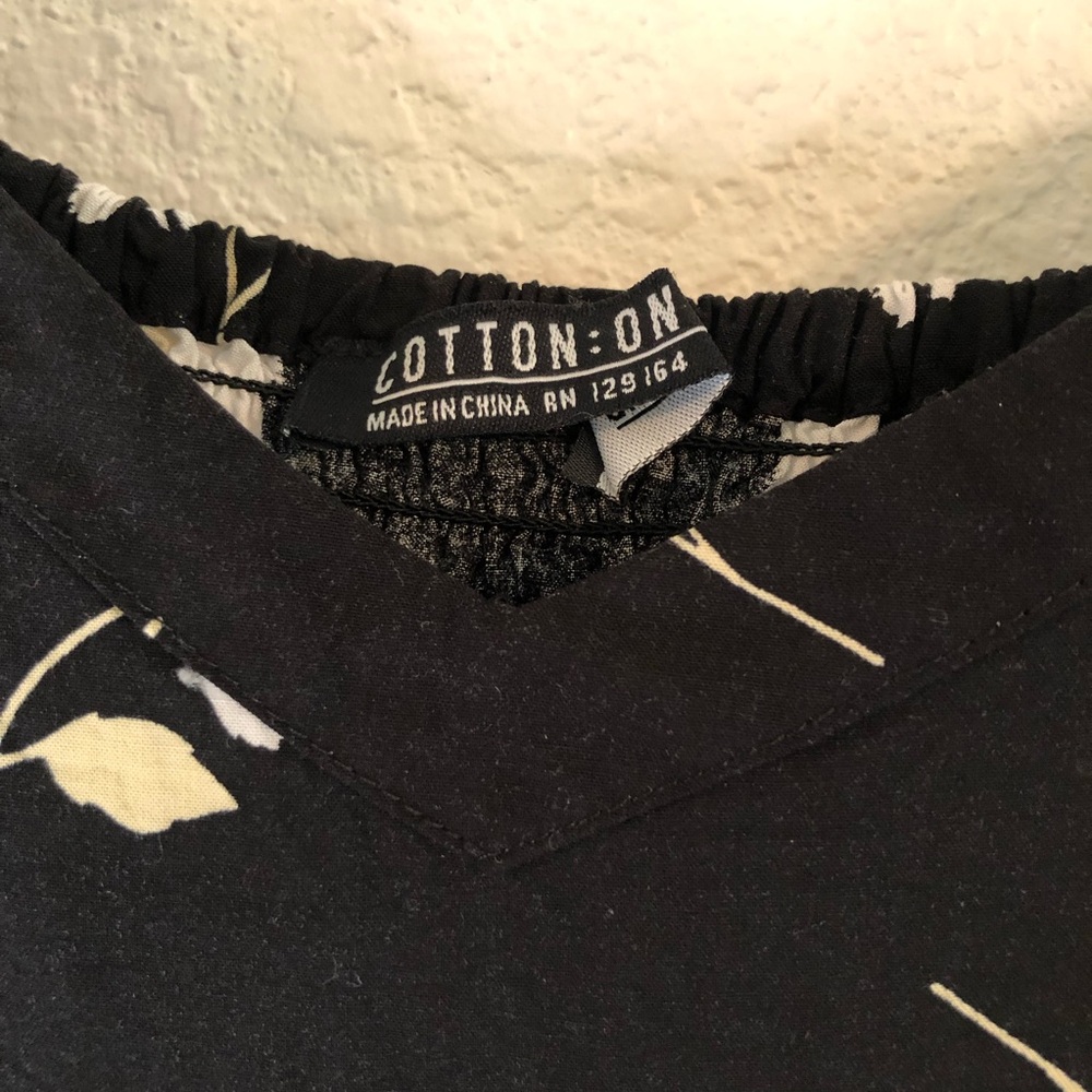 Cotton On Black Floral Spaghetti Strap Sundress - Picture 3 of 7